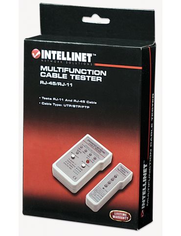 Intellinet 351898 dispozitiv de testare cabluri de rețea Tester cablu UTP/STP Gri Intellinet - 6
