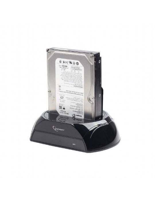 Hdd docking station gembird usb 3.0 hdd suportat 3.5 2.5 conectare s-ata hd32-u3s-2 (include tv 0.8lei) Gembird - 1