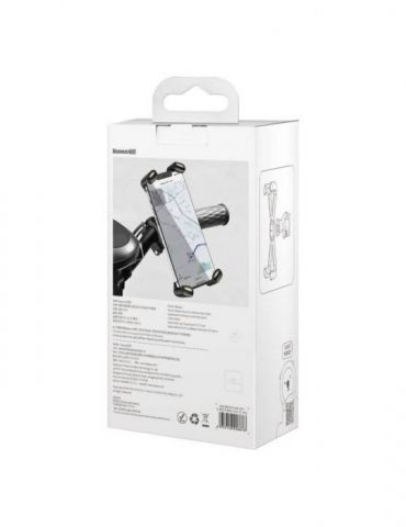 Suport bicicleta/motocicleta baseus quick pt smartphone fixare de bare de diferite dimensiuni negru suqx-01 - 6953156206878 Base