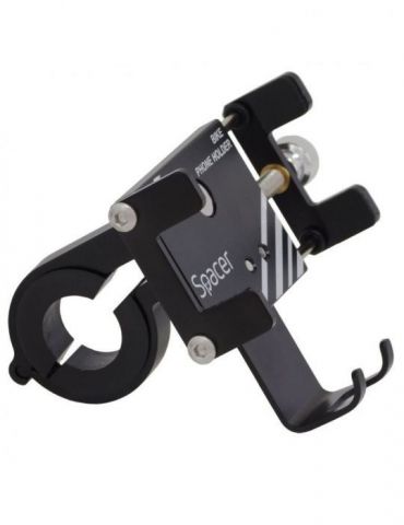 Suport bicicleta spacer pt. smartphone fixare de ghidon metalic black cheie de montare  spbh-metal-bk Spacer - 1