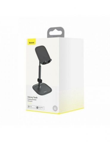 Suport telefon baseus literary youth pt. smartphone reglaj telescopic pentru birou negru suwy-a01 - 6953156216969 Baseus - 1