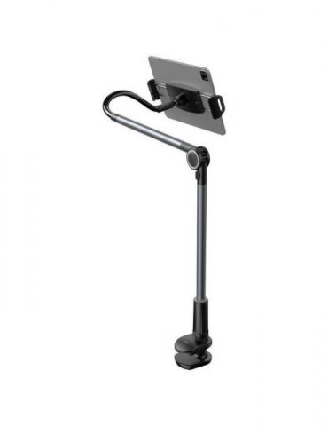 Suport telefon/tableta baseus otaku pt. smartphone sau tableta fixare pe birou universal si rotativ gri sulr-b0g - 6953156224 Ba