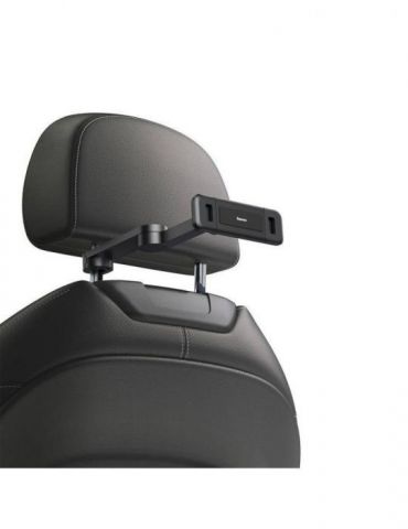 Suport auto baseus pt. smartphone sau tableta fixare pe tetiera ofera posibilitatea reglarii unghiului de vizionare pe vertic Ba