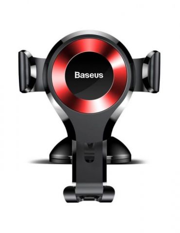 Suport auto baseus osculum pt. smartphone fixare parbriz sau bord prin ventuza negru + rosu suyl-xp09 - 6953156268784 Baseus - 1