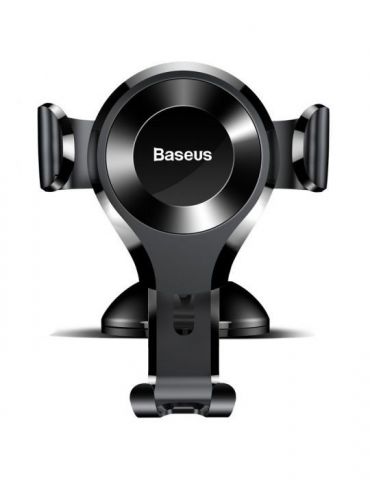 Suport auto baseus osculum pt. smartphone fixare parbriz sau bord prin ventuza negru suyl-xp01 - 6953156268760 Baseus - 1