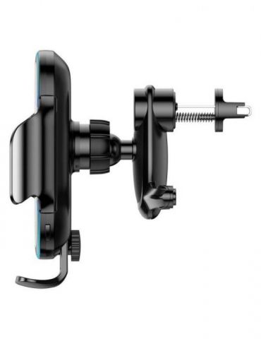 Suport auto si incarcator wireless baseus light electric pt. smartphone  2 in 1 fixare ventuza sau grila ventilatie incarcare Ba