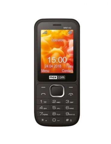 Telefon mm142 dual sim 2.4 black mm142 black (include tv 0.5lei) Maxcom - 1 - Tik.ro