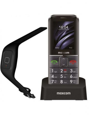 Telefon mm735 single sim (cu tracker gps incorp) +  bratara sos ip67 mm735 black (include tv 0.5lei) Maxcom - 1 - Tik.ro