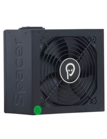Sursa spacer true power tp500 (500w for 500w gaming pc) fan 120mm 1x pci-e (6) 5x s-ata 1x p8 (4+4) retail box spps-tp-500  ( Sp