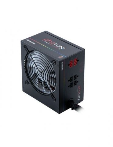 Sursa chieftec 750w (real) photon series modulara fan 12cm rgb compatibila 80plus bronze 85% eficienta 1x cpu 4+4 4x pci-e (6 Ch