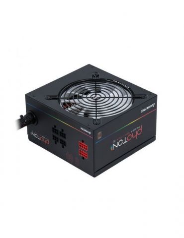 Sursa chieftec 650w (real) photon series modulara fan 12cm rgb compatibila 80plus bronze 85% eficienta 1x cpu 4+4 4x pci-e (6 Ch - Tik.ro