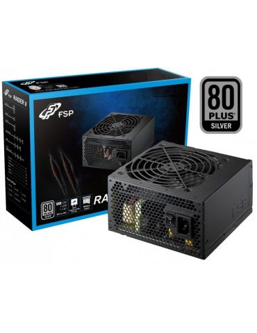 Sursa fortron raider ii 650 w atx 12v fan 120 mm x 1 80 plus silver raider ii 650  (include tv 1.75lei) Fortron - 1