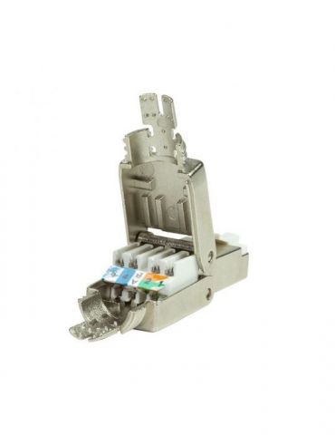 Mufa rj-45 logilink pt. cablu ftp sftp cat6a/cat.7/cat.8 rj-45 (t) ecranat zinc turnat ecranat manson pentru cablu cu diametr Lo