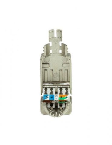Mufa rj-45 logilink pt. cablu ftp sftp cat6a/cat.7/cat.8 rj-45 (t) ecranat zinc turnat ecranat manson pentru cablu cu diametr Lo