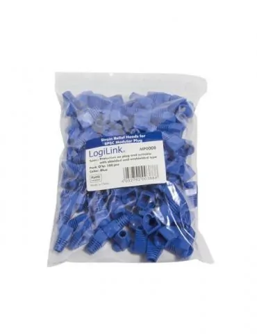 Manson mufe rj-45 logilink pt. cablu utp ftp sftp rj-45 (t) plastic 100 buc albastru mp0008 Logilink - 1 - Tik.ro
