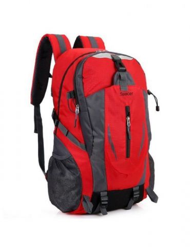 Rucsac spacer pt. notebook de max. 15.6 2 compartimente buzunar frontal x 2 buzunar lateral x 2  nylon rosu/gri rio  spb-rio- Sp