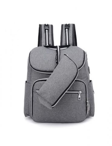 Rucsac spacer 1 compartiment buzunar frontal x 2 buzunar lateral x 2 buzunar dorsal cu fermoar buzunar termoizolant detasabil Sp