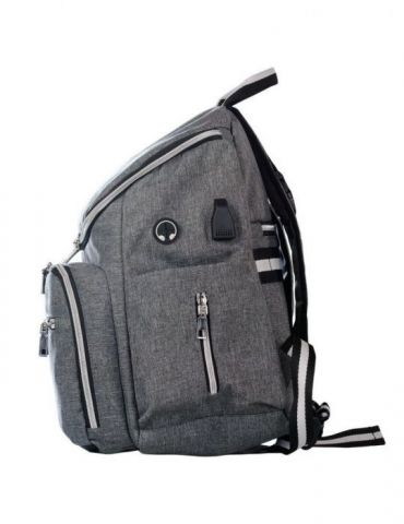 Rucsac spacer 1 compartiment buzunar frontal x 2 buzunar lateral x 2 buzunar dorsal cu fermoar buzunar termoizolant detasabil Sp