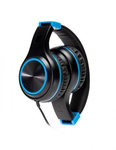 Casti  spacer cu fir standard utilizare multimedia microfon pe fir pliabile banda ajustabila conectare prin jack 3.5 mm x 2 n Sp