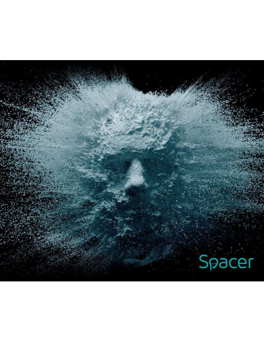 Mousepad spacer gaming cauciuc si material textil 250 x 210 x 3 mm imagini sp-pad-pict Spacer - 1