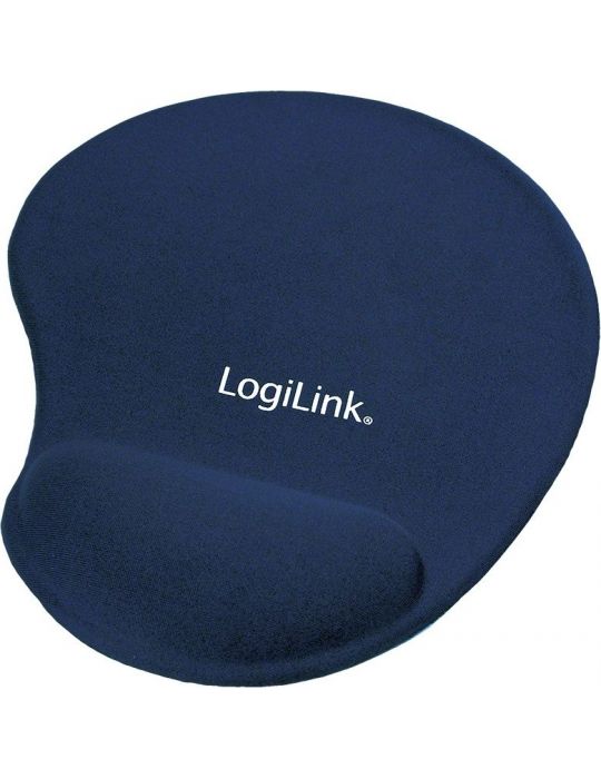 Mousepad logilink cauciuc si gel 300 x 220 x 3 mm albastru id0027b Logilink - 1