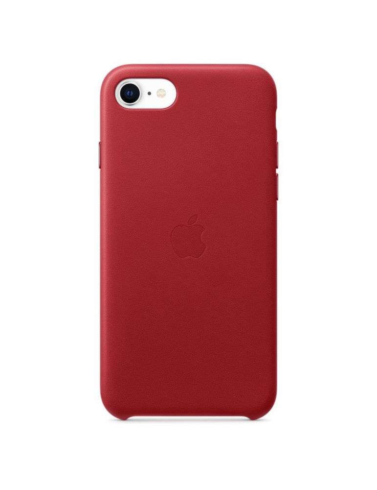Apple iphone se2 leather case - (product)red mxyl2zm/a
