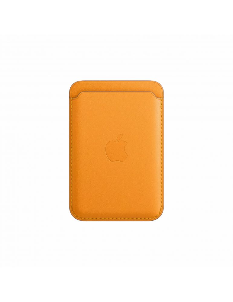 Apple iphone leather wallet with magsafe - california poppy (seasonal fall 2020) mhlp3zm/a