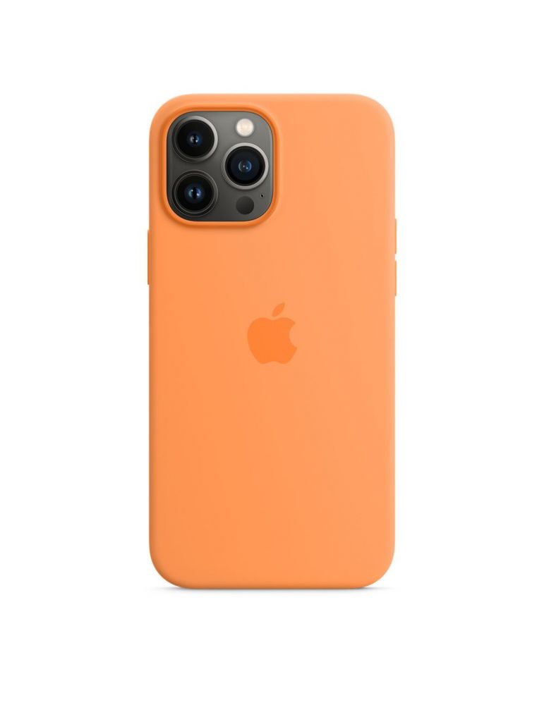 Apple iphone 13 pro max silicone case with magsafe - marigold (seasonal fall 2021) mm2m3zm/a