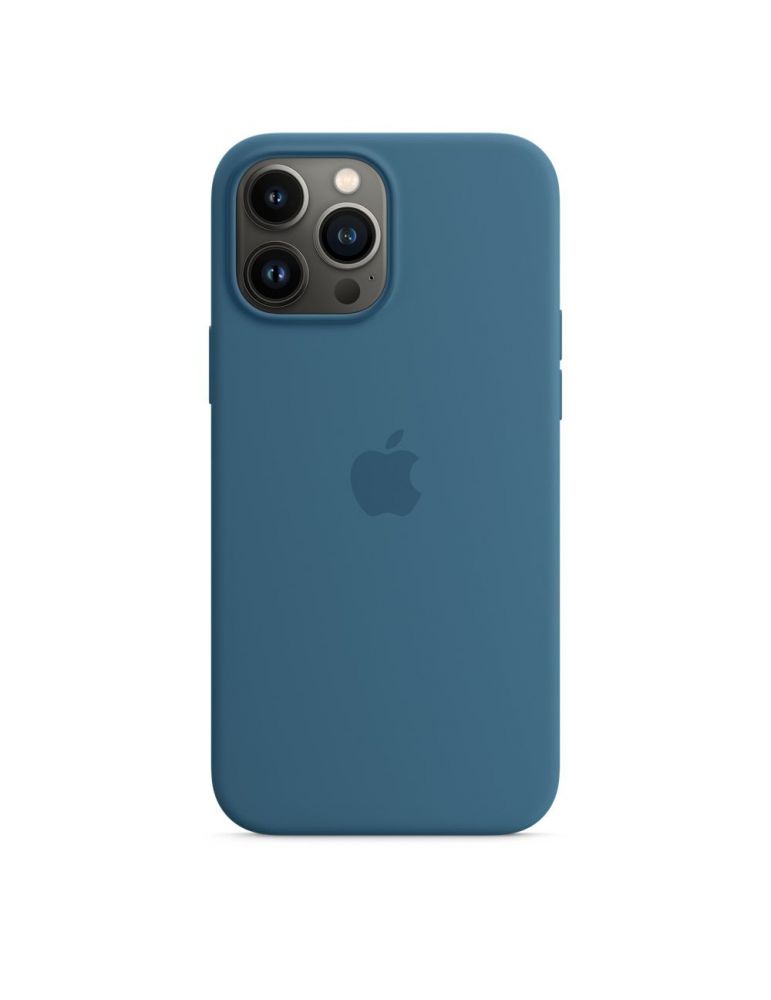 Apple iphone 13 pro max silicone case with magsafe - blue jay (seasonal fall 2021) mm2q3zm/a