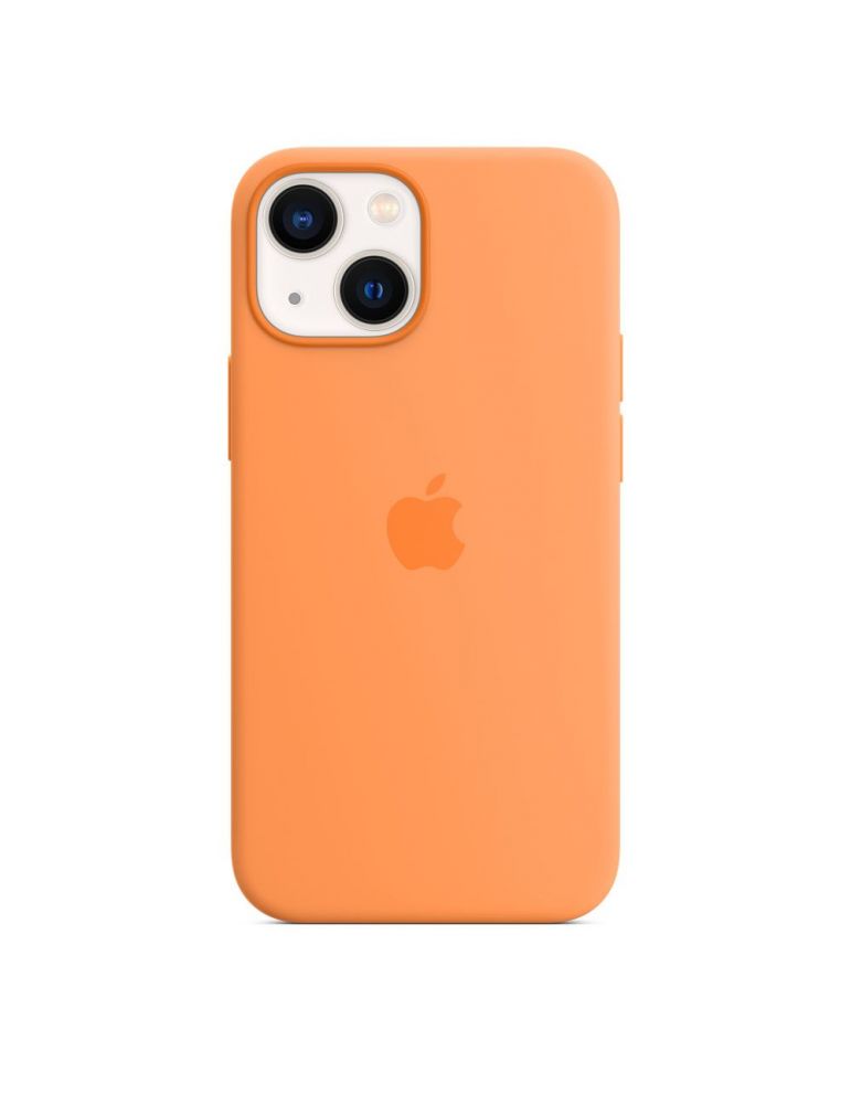 Apple iphone 13 mini silicone case with magsafe - marigold (seasonal fall 2021) mm1u3zm/a