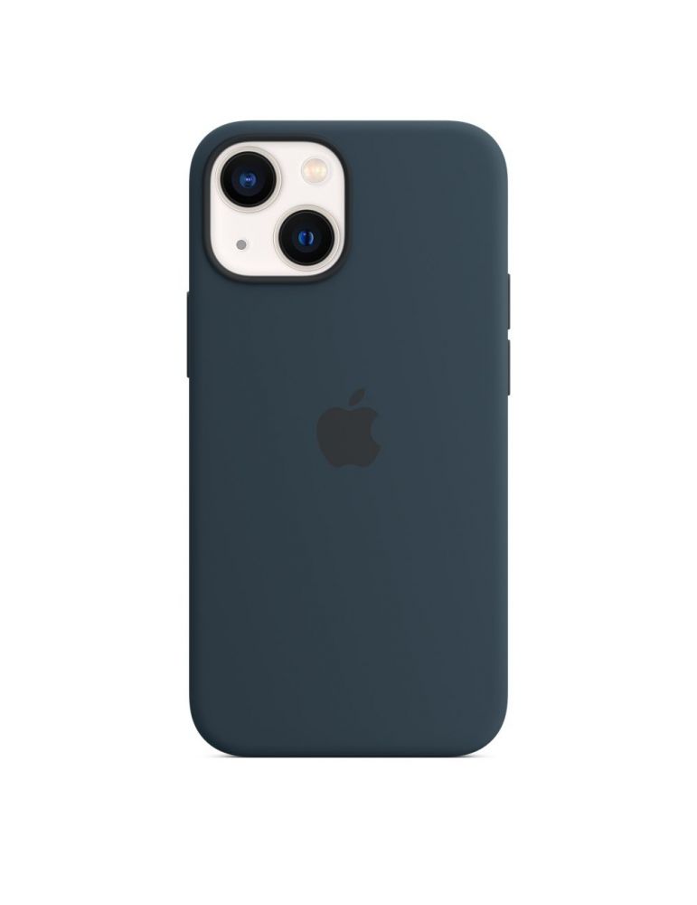 Apple iphone 13 mini silicone case with magsafe - abyss blue mm213zm/a