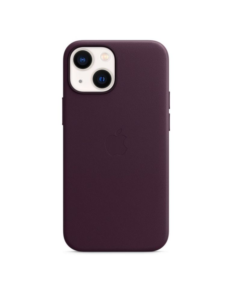 Apple iphone 13 mini leather case with magsafe - dark cherry (seasonal fall 2021) mm0g3zm/a