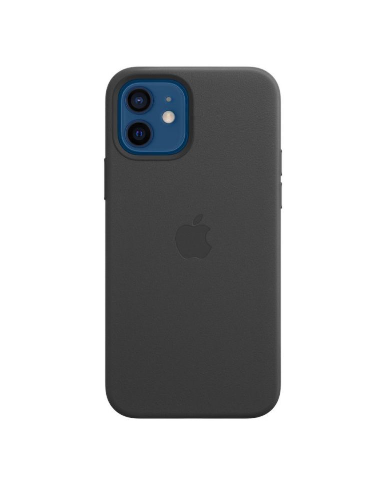Apple iphone 12/12 pro leather case with magsafe - black mhkg3zm/a