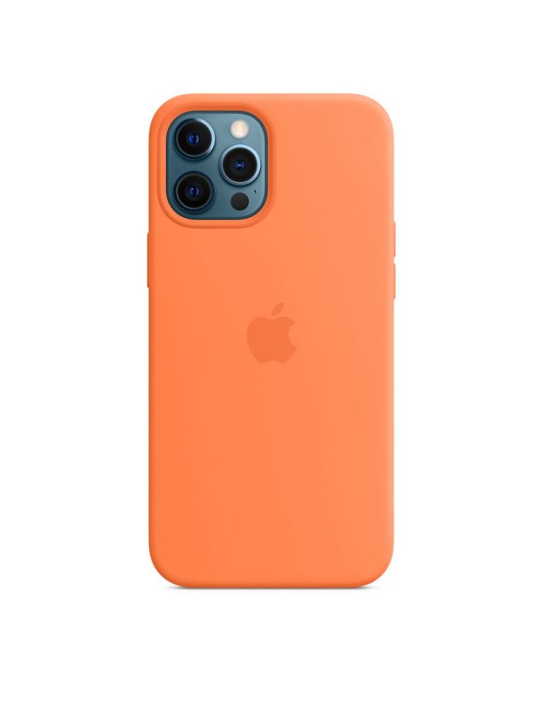 Apple iphone 12 pro max silicone case with magsafe - kumquat (seasonal fall 2020) mhl83zm/a