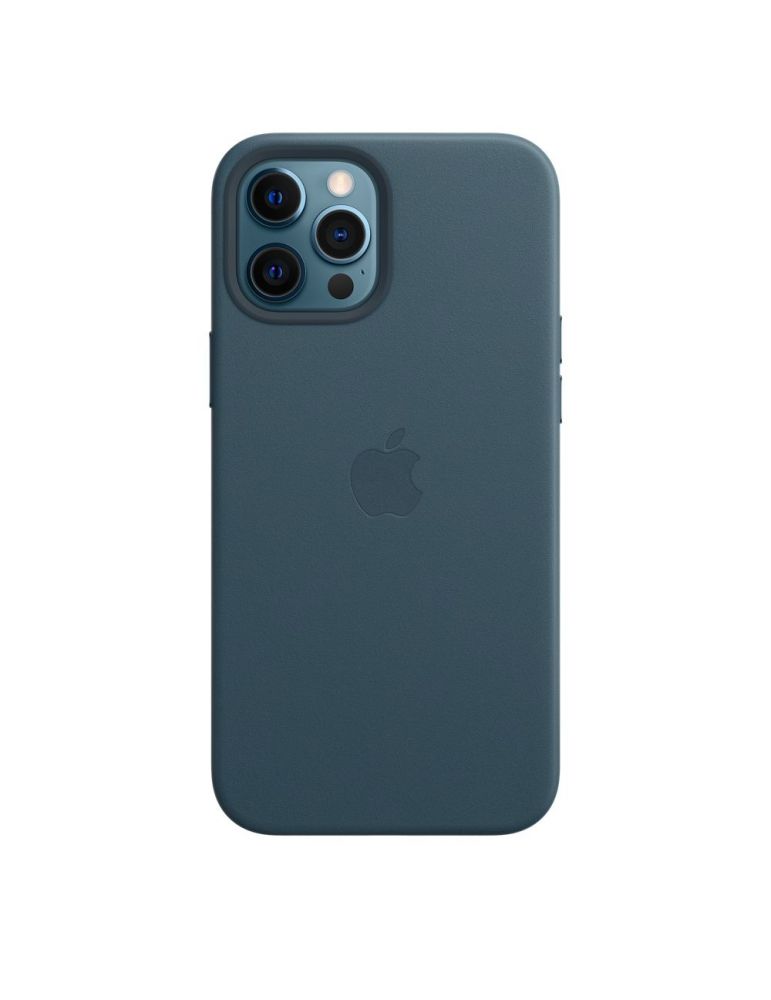 Apple iphone 12 pro max leather case with magsafe - baltic blue (seasonal fall 2020) mhkk3zm/a