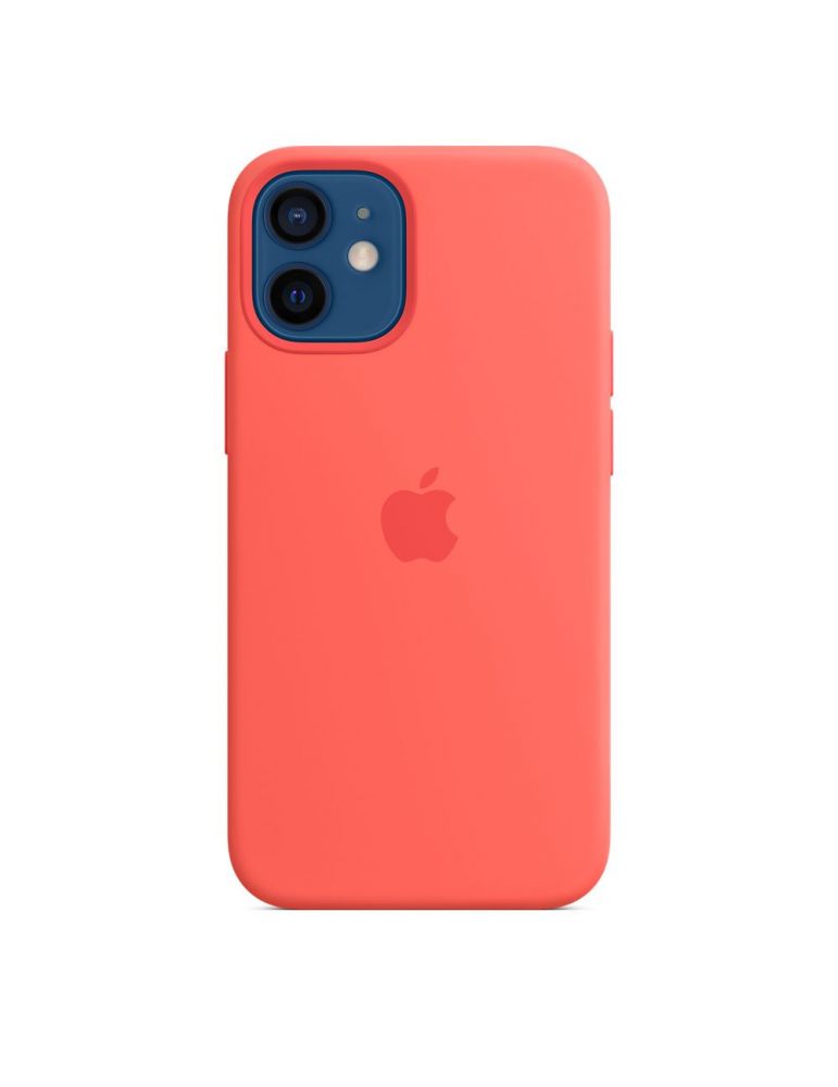 Apple iphone 12 mini silicone case with magsafe - pink citrus (seasonal fall 2020) mhkp3zm/a