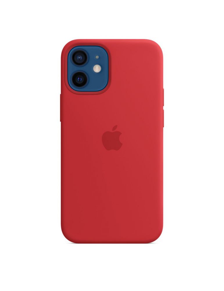 Apple iphone 12 mini silicone case with magsafe - (product)red mhkw3zm/a