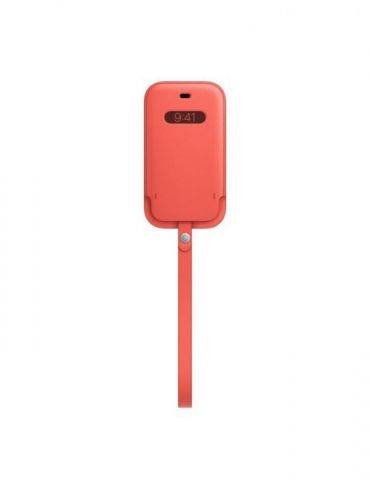 Apple iphone 12 mini leather sleeve with magsafe - pink citrus (seasonal nov 2020) mhmn3zm/a Apple - 1