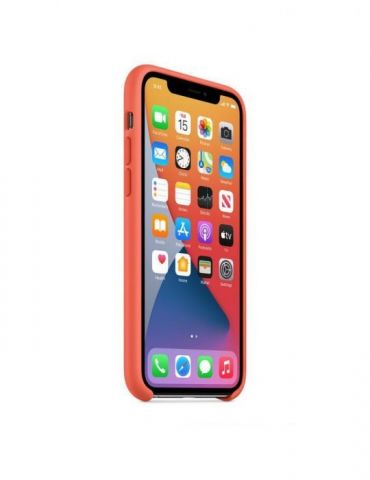 Apple iphone 11 pro silicone case - clementine (orange) (seasonal autumn 2019) mwyq2zm/a Apple - 1