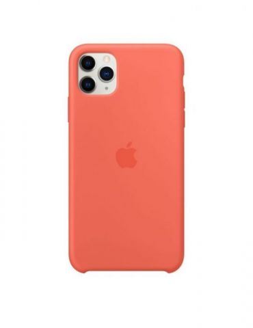 Apple iphone 11 pro max silicone case - clementine (orange) (seasonal autumn 2019) mx022zm/a Apple - 1