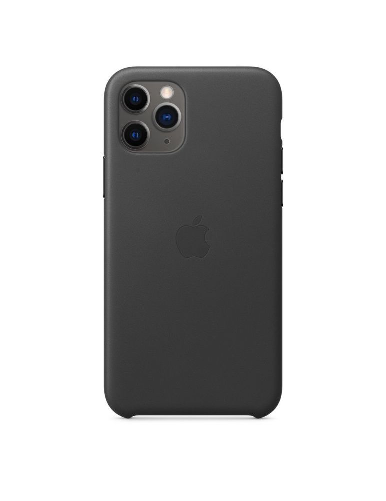 Apple iphone 11 pro leather case - black mwye2zm/a