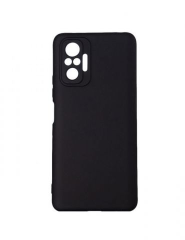 Husa smartphone spacer pentru xiaomi redmi note 10 pro grosime 2mm material flexibil silicon + interior cu microfibra negru s Sp - Tik.ro