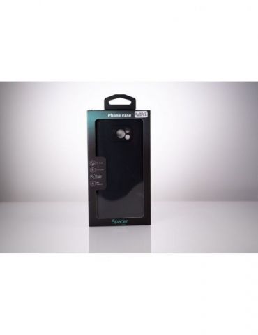 Husa smartphone spacer pentru xiaomi pocophone x3 pro 5g grosime 2mm material flexibil silicon + interior cu microfibra negru Sp