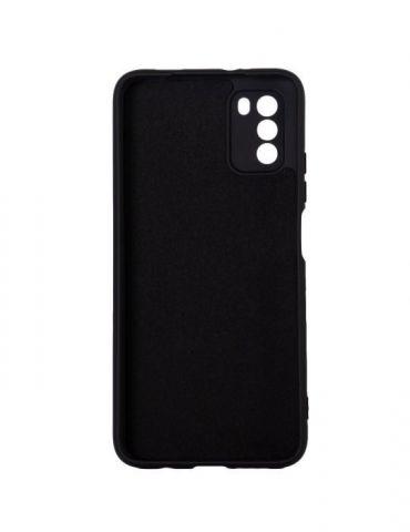 Husa smartphone spacer pentru xiaomi pocophone m3 grosime 2mm material flexibil silicon + interior cu microfibra negru ssppc- Sp