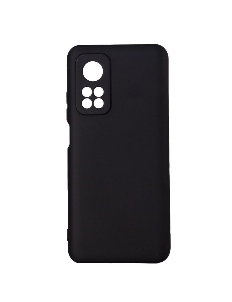 Husa smartphone spacer pentru xiaomi mi 10t pro 5g grosime 2mm material flexibil silicon + interior cu microfibra negru sppc-