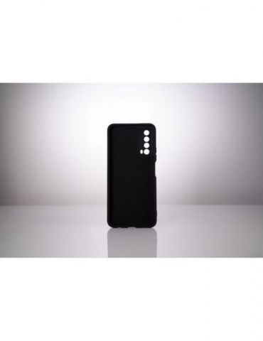 Husa smartphone spacer pentru huawei p smart(2021) grosime 2mm material flexibil silicon + interior cu microfibra negru sppc- Sp - Tik.ro