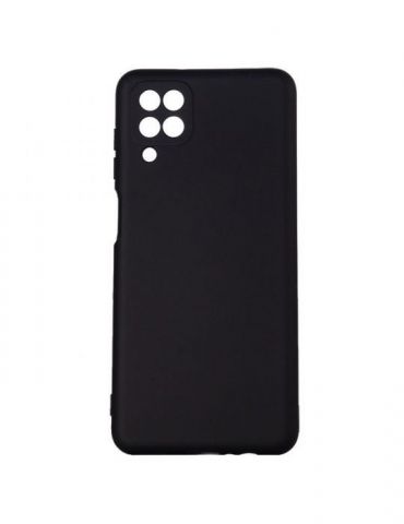 Husa smartphone spacer pentru samsung galaxy a12 grosime 2mm material flexibil silicon + interior cu microfibra negru sppc-sm Sp