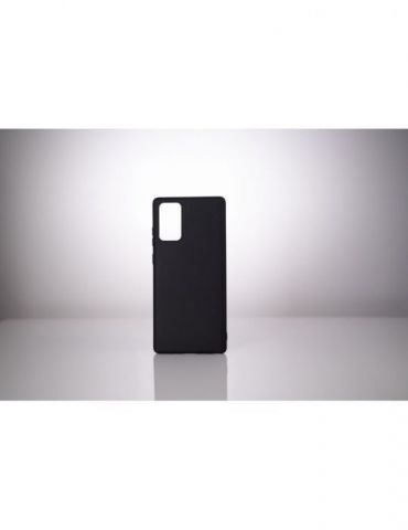 Husa smartphone spacer pentru samsung galaxy note 20 grosime 2mm material flexibil silicon + interior cu microfibra negru spp Sp