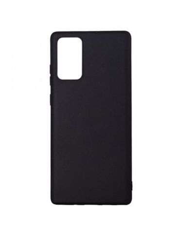 Husa smartphone spacer pentru samsung galaxy note 20 grosime 2mm material flexibil silicon + interior cu microfibra negru spp Sp
