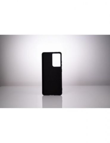 Husa smartphone spacer pentru samsung galaxy s21 ultra grosime 2mm material flexibil silicon + interior cu microfibra negru s Sp - Tik.ro